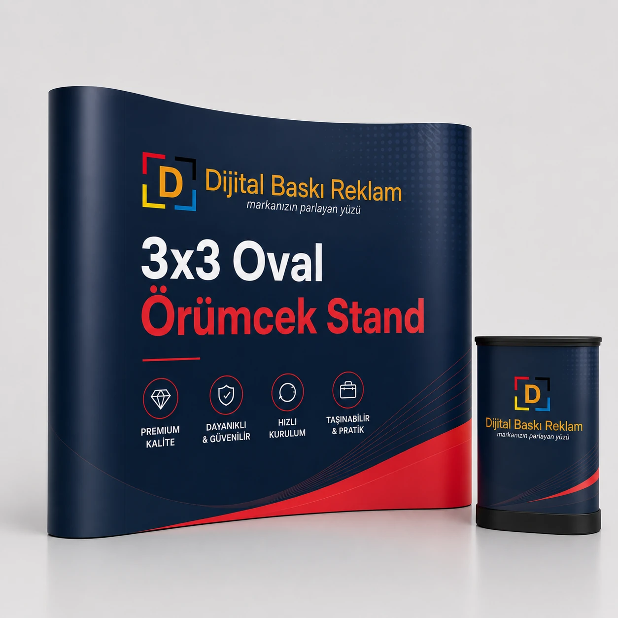 3x3 Oval Örümcek Stand
