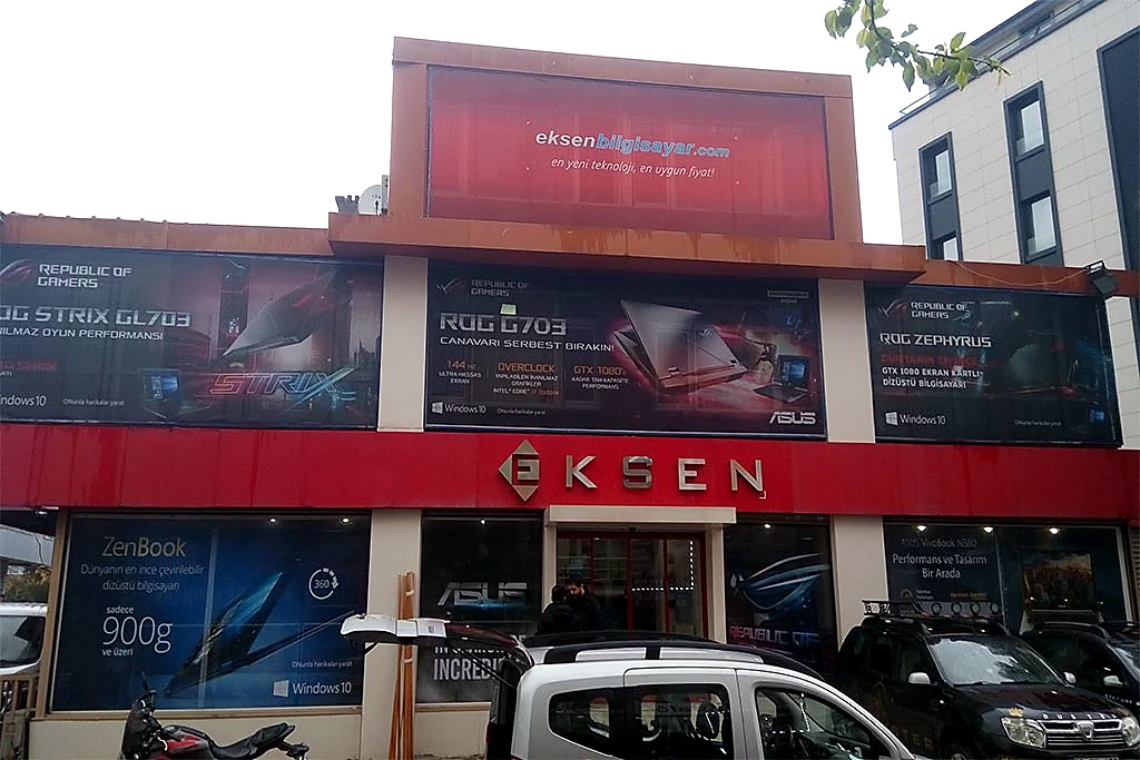Mesh / Delikli Branda Baskı