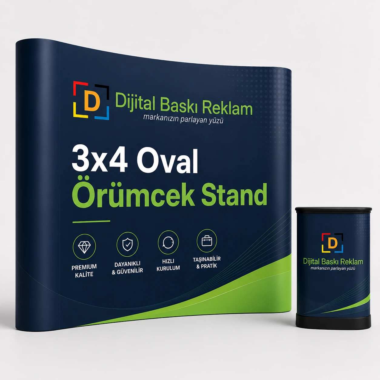 3x4 Oval Örümcek Stand