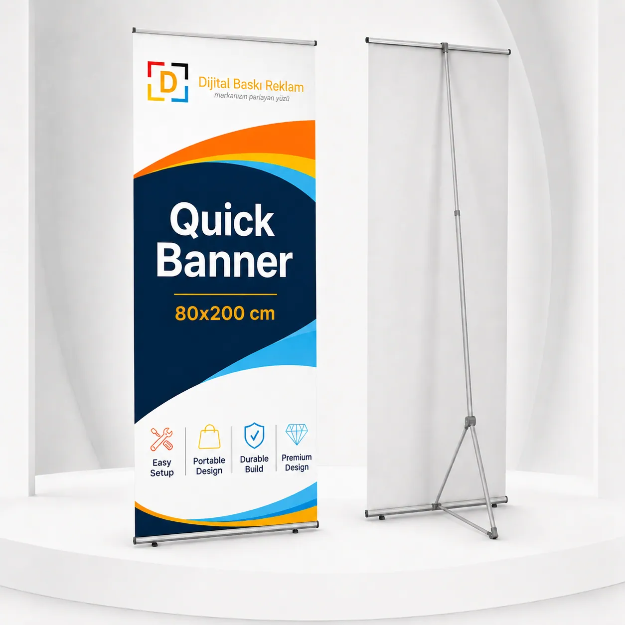 80cm x 200cm Quick Banner